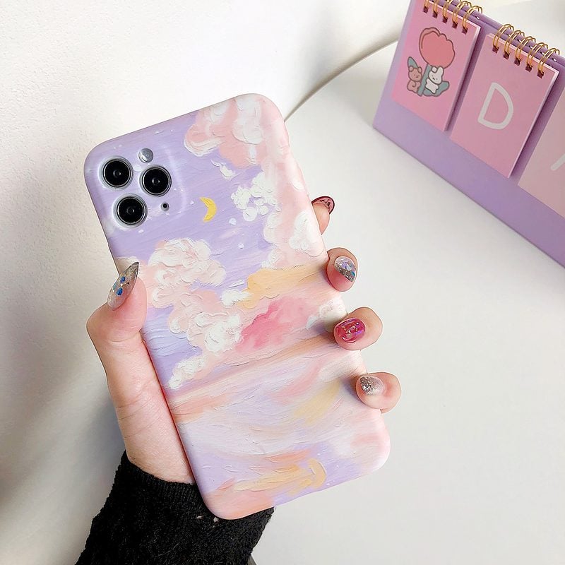 Retro Art Oil Painting iPhone Case