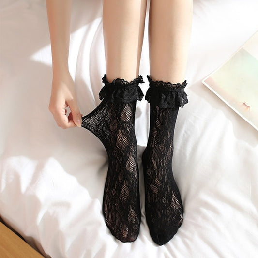 Lolita Lace Patterns Socks