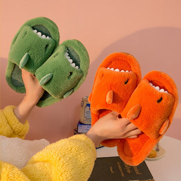 Kawaii Plush Shark Slippers