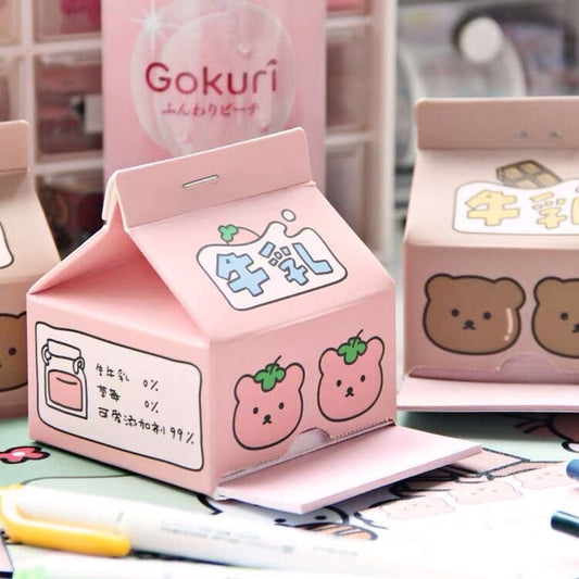 Kawaii Milk Sticky Note