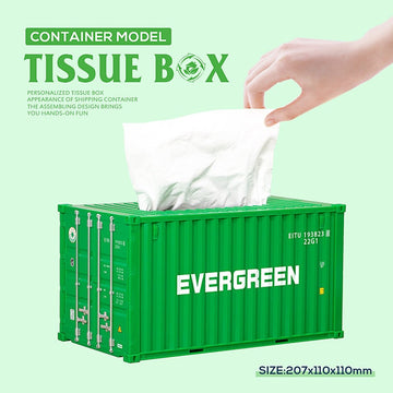 Cargo Container Tissue Box Cover