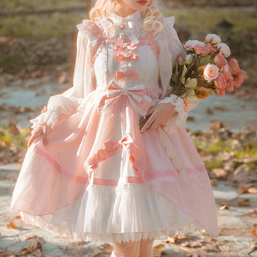 Kawaii Pink Large Lolita Jsk Dress Set