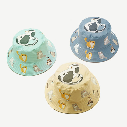 Cute Cats Theme Bucket Hat