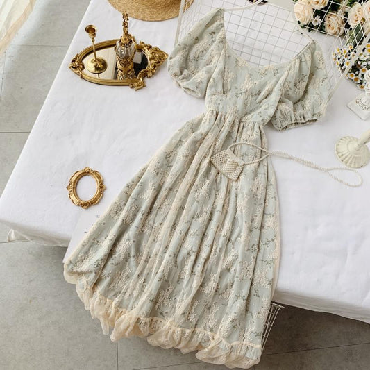 French Summer Chiffon Fairy Dress