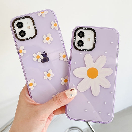 Purple Flowers iPhone Case