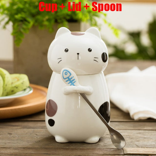 Super Cute Japanese Cat Coffee Mug