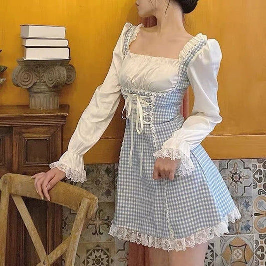 French Vintage Sweet Fairy Lace Dress