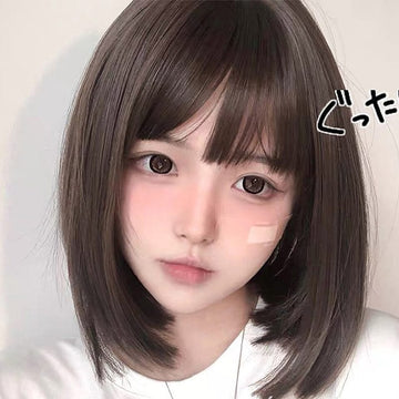 Kawaii Lolita Black Short Bob Wig