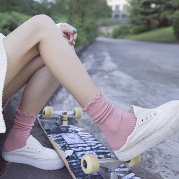 Japanese Harajuku candy-colored Heap Socks