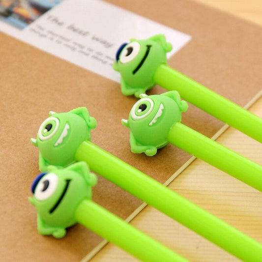 Kawaii Green Cartoon Neutral Pen