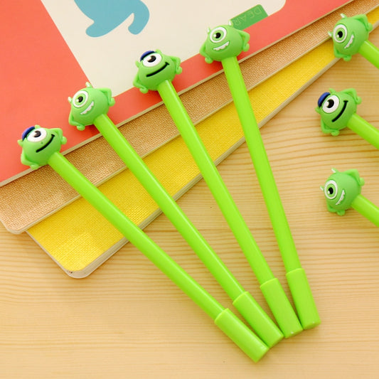 Kawaii Green Cartoon Neutral Pen