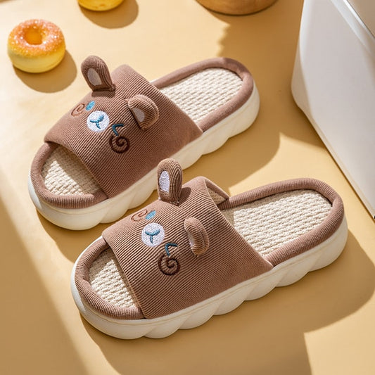 Kawaii Rabbit and Bear Slippers