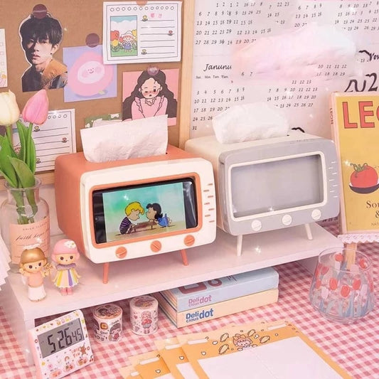 Kawaii TV Tissue Box