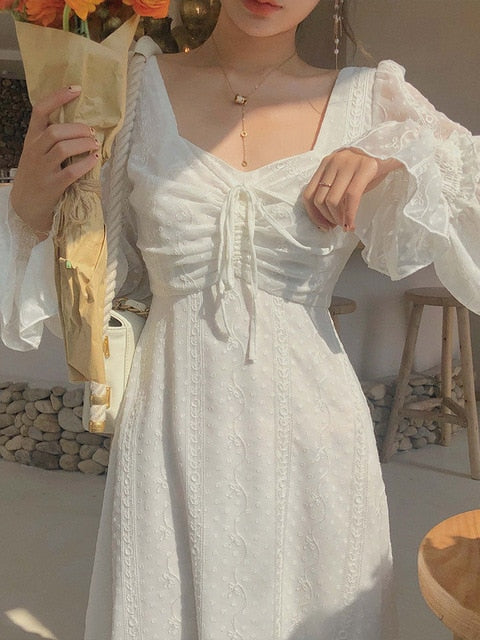 French Vintage Chiffon Fairy Dress