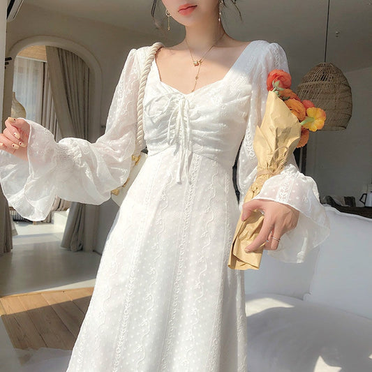 French Vintage Chiffon Fairy Dress