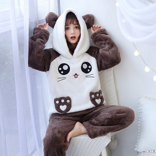 Kawaii Cosy Flannel Pyjamas