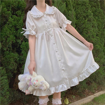 Lolita Sweet Girl White Dress