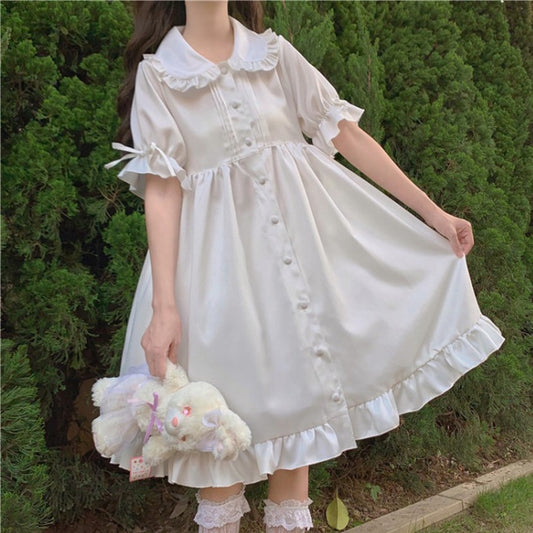 Lolita Sweet Girl White Dress