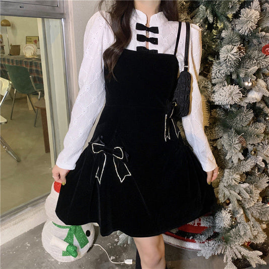 Korean Sweet Black Lolita Dress