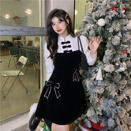 Korean Sweet Black Lolita Dress