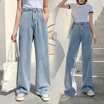 Harajuku High Waist Wide Jeans