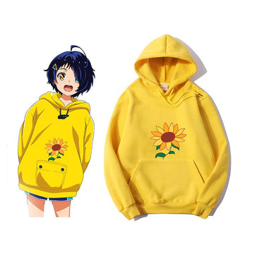 Kawaii Wonder Egg Priority Sun Flower Hoodie