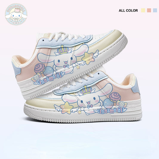 Cute girly  with Cinnamoroll Kuromi My Melody Board Shoes